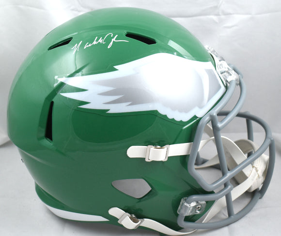 Randall Cunningham Autographed Eagles F/S Alt 2023 Speed Helmet - Beckett W Holo