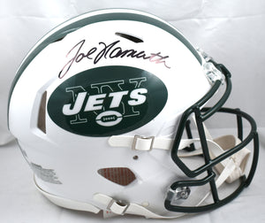 Joe Namath Autographed Jets F/S Speed Authentic Helmet - Beckett W Hologram