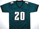 Brian Dawkins Autographed Green Pro Style Jersey - Beckett W Hologram *Black