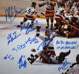 1980 Miracle on Ice Autographed 16x20 Photo w/ Do You Believe-Beckett W Hologram