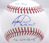 Ryan Howard Autographed Rawlings OML Baseball w/ 3 Inscriptions - Beckett W Holo