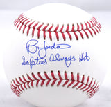 Brian Jordan Signed Rawlings OML Baseball w/Inscription - Beckett W Hologram