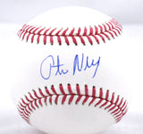 Otis Nixon Autographed Rawlings OML Baseball - Beckett W Hologram *Blue