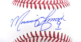 Marquis Grissom Autographed Rawlings OML Baseball - Beckett W Hologram *Blue