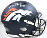 Von Miller Signed Denver Broncos F/S 2024 Speed Authentic Helmet- Beckett W Holo