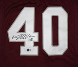 Von Miller Autographed Maroon College Style Jersey - Beckett W Hologram *Black