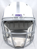 Justin Jefferson Signed Vikings F/S Alternate 2024 Speed Helmet - Beckett W Holo