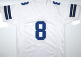 Troy Aikman Autographed White Pro Style Jersey - JSA *Silver