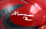 Nico Collins Signed Houston Texans ALT #1 2024 Speed Mini Helmet- Beckett W Holo