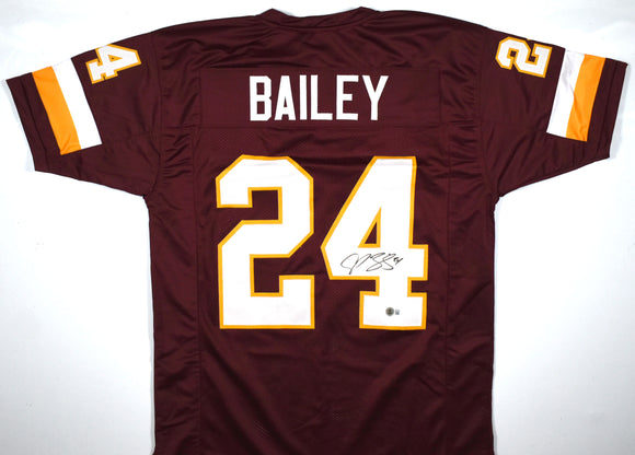 Champ Bailey Autographed Burgundy Pro Style Jersey - Beckett W Hologram *Black