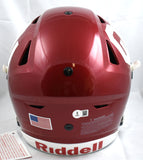 Adrian Peterson Signed Oklahoma Sooners F/S Speed Flex Helmet - Beckett W Holo