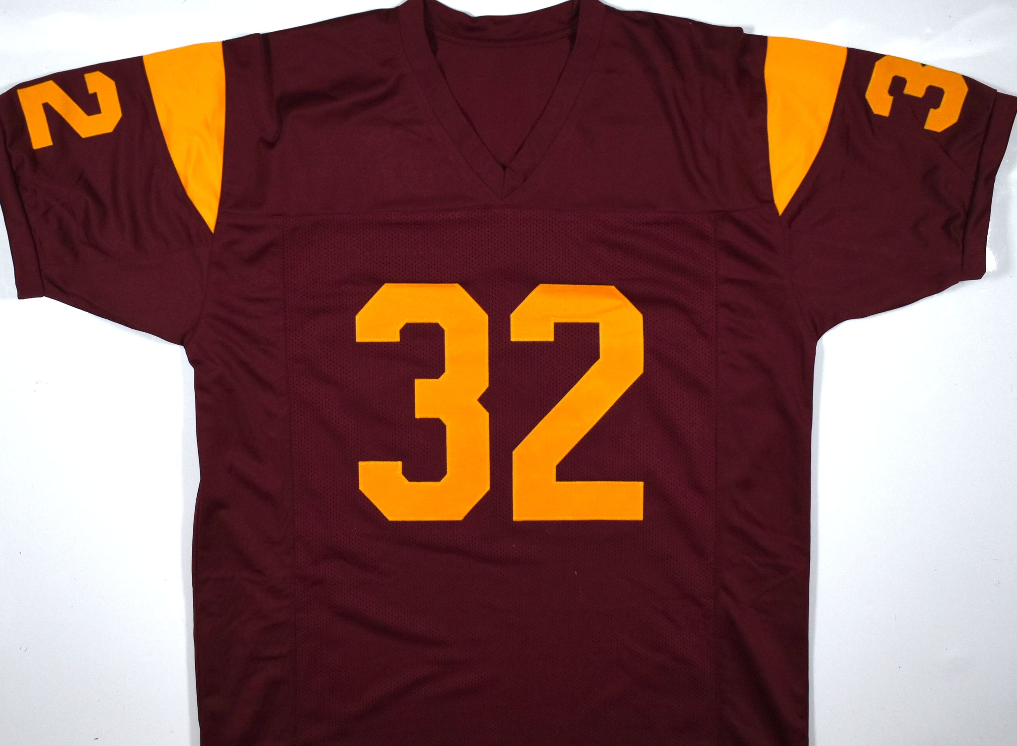 OJ Simpson Autographed Cardinal College Style Jersey w/ Heisman