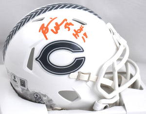 Brian Urlacher Signed Bears Salute Speed Mini Helmet w/ HOF - Beckett W Hologram