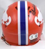 Randy Gradishar Signed Broncos 1966 Speed Mini Helmet w/ HOF- Beckett W Hologram