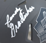 Randy Gradishar Signed Broncos Slate Speed Mini Helmet w/ HOF - Beckett W Holo