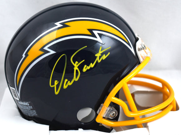 Dan Fouts Autographed Chargers 74-87 Speed Mini Helmet - Beckett W Hologram