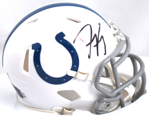 Dwight Freeney Autographed Indianapolis Colts Speed Mini Helmet - Prova *Black