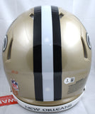 Rashid Shaheed Autographed Saints F/S Speed Authentic Helmet- Beckett W Hologram