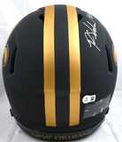 Rashid Shaheed Signed Saints F/S Eclipse Speed Authentic Helmet- Beckett W Holo