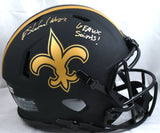 Rashid Shaheed Signed Saints F/S Eclipse Speed Authentic Helmet- Beckett W Holo