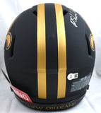 Rashid Shaheed Signed Saints F/S Eclipse Speed Authentic Helmet- Beckett W Holo