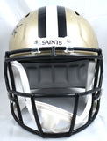 Rashid Shaheed Autographed New Orleans Saints F/S Speed Helmet - Beckett W Holo