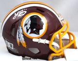 John Riggins Autographed Washington Speed Mini Helmet- Beckett W Hologram *White