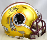 John Riggins Autographed Washington Blaze Speed Mini Helmet- Beckett W Hologram