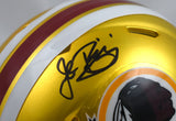 John Riggins Autographed Washington Blaze Speed Mini Helmet- Beckett W Hologram