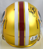 John Riggins Autographed Washington Blaze Speed Mini Helmet- Beckett W Hologram