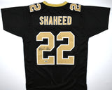 Rashid Shaheed Autographed Black Pro Style Jersey - Beckett W Hologram *Black