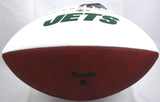 Davante Adams Autographed New York Jets Logo Football - Beckett W Hologram