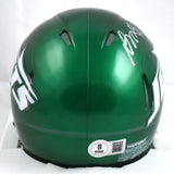 Davante Adams Signed New York Jets Speed Mini Helmet -Beckett W Hologram *Silver