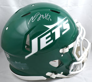 Davante Adams Autographed Jets 78-89 F/S Speed Authentic Helmet-Beckett W Holo