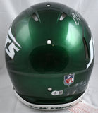 Davante Adams Autographed Jets 2024 F/S Speed Authentic Helmet - Beckett W Holo