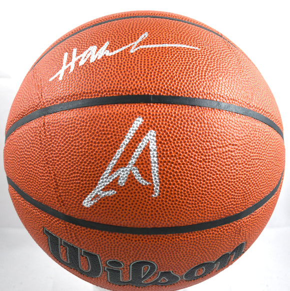 Hakeem Olajuwon Yao Ming Signed Authentic NBA Wilson Basketball - Beckett W Holo