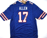 Josh Allen Autographed Buffalo Bills Blue Nike Game Jersey- Beckett W Hologram