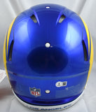 Marshall Faulk Signed Rams F/S 2020 Speed Authentic Helmet - Beckett W Hologram