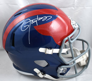 Lawrence Taylor Autographed Giants Alternate F/S Speed Helmet - Beckett W Holo