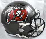 Ronde Barber Autographed Buccaneers F/S Speed Helmet w/ HOF - Beckett W Hologram