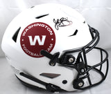 John Riggins Signed Washington F/S Speed Flex Helmet - Beckett W Hologram *Black