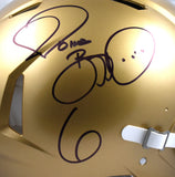 Jerome Bettis Autographed Notre Dame F/S Speed Authentic Helmet - Beckett W Holo