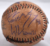 Sandlot Cast Signed Custom Baseball w/8 Actors Inscribed - Beckett W Holo *Blue