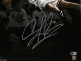 Dennis Rodman Autographed Bulls 16x20 Spotlight Photo - Beckett W Holo *Silver