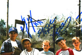 Sandlot Cast (8) Autographed 11x14 Photo w/ Inscription - Beckett W Holo *Blue