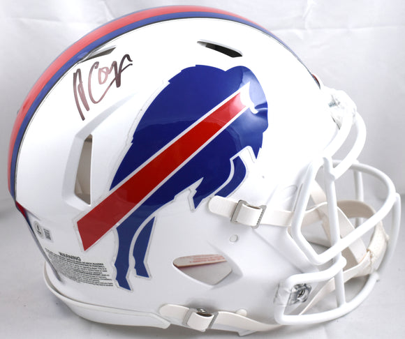 Amari Cooper Signed Buffalo Bills F/S Speed Authentic Helmet- Beckett W Hologram