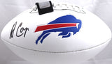 Amari Cooper Autographed Buffalo Bills Logo Football - Beckett W Hologram *Black