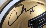 Aidan O'Connell Autographed Purdue Speed Mini Helmet - Beckett W Hologram *Black