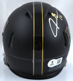 Aidan O'Connell Signed Purdue Script Speed Mini Helmet- Beckett W Hologram *Gold