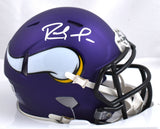 Randy Moss Autographed Minnesota Vikings Speed Mini Helmet- Beckett W Hologram